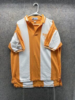 Tennessee Volunteers Shirt Polo Mens XL Orange VTG Football Midwest Embroidery